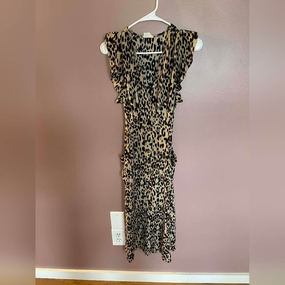 Sienna Sky Animal Print Dress Size M